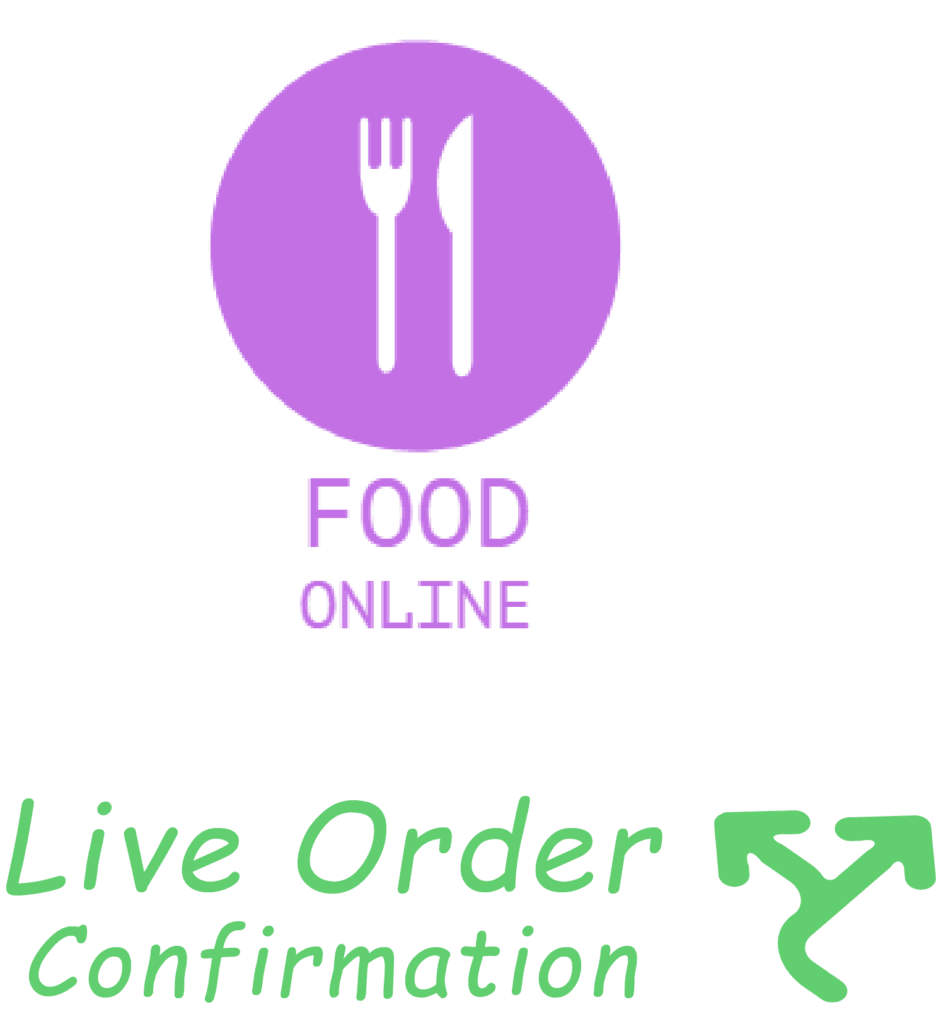 Food Online Premium + Live Order Confirmation